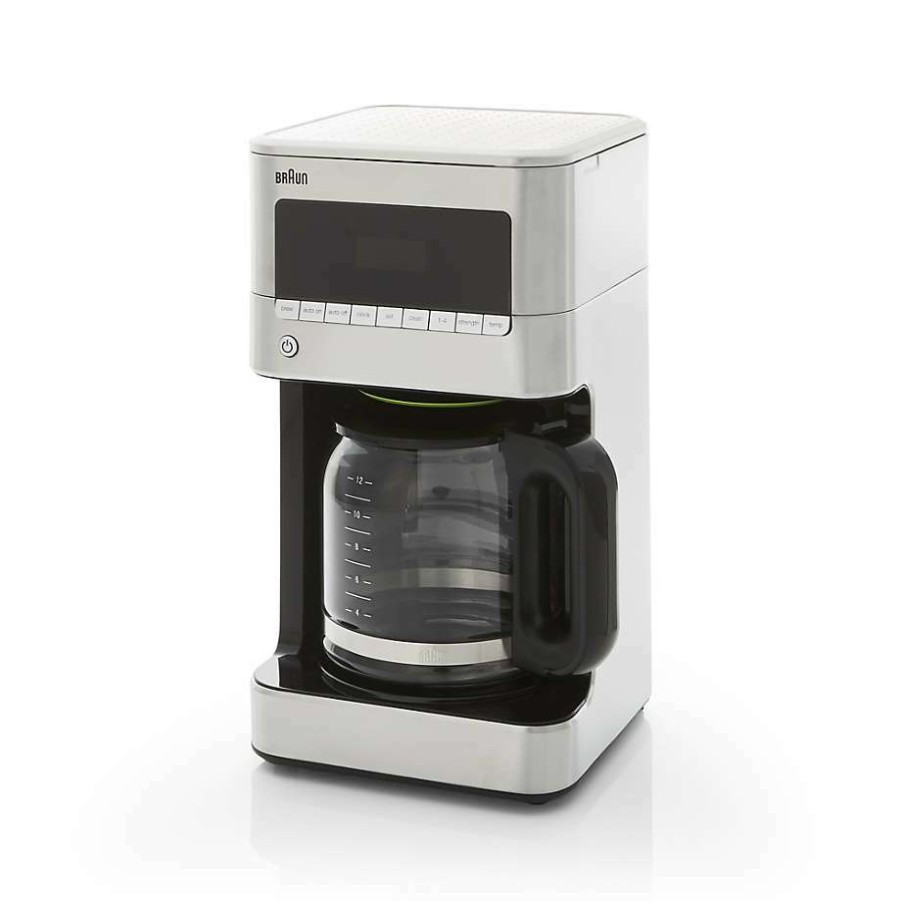 Kitchen * | Free Delivery Braun Stainless Steel Brewsense 12-Cup Drip Coffee Maker