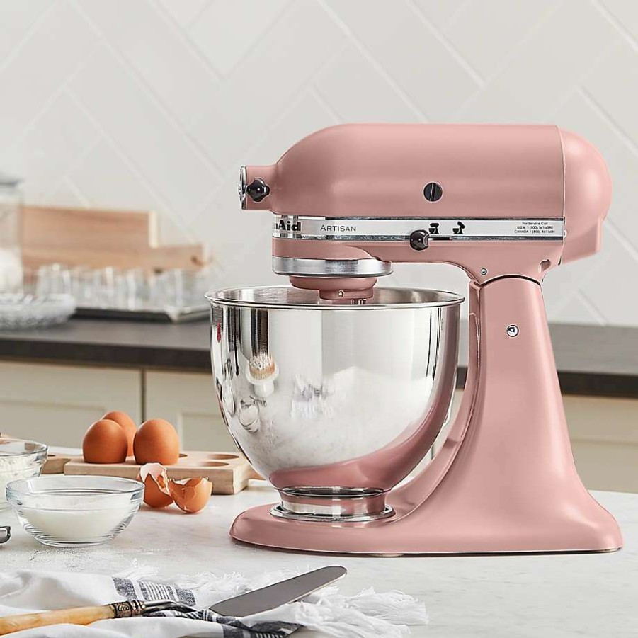 Kitchen Appliances * | Discount Kitchenaid Artisan Series Matte Dried Rose 5-Quart Tilt-Head Stand Mixer