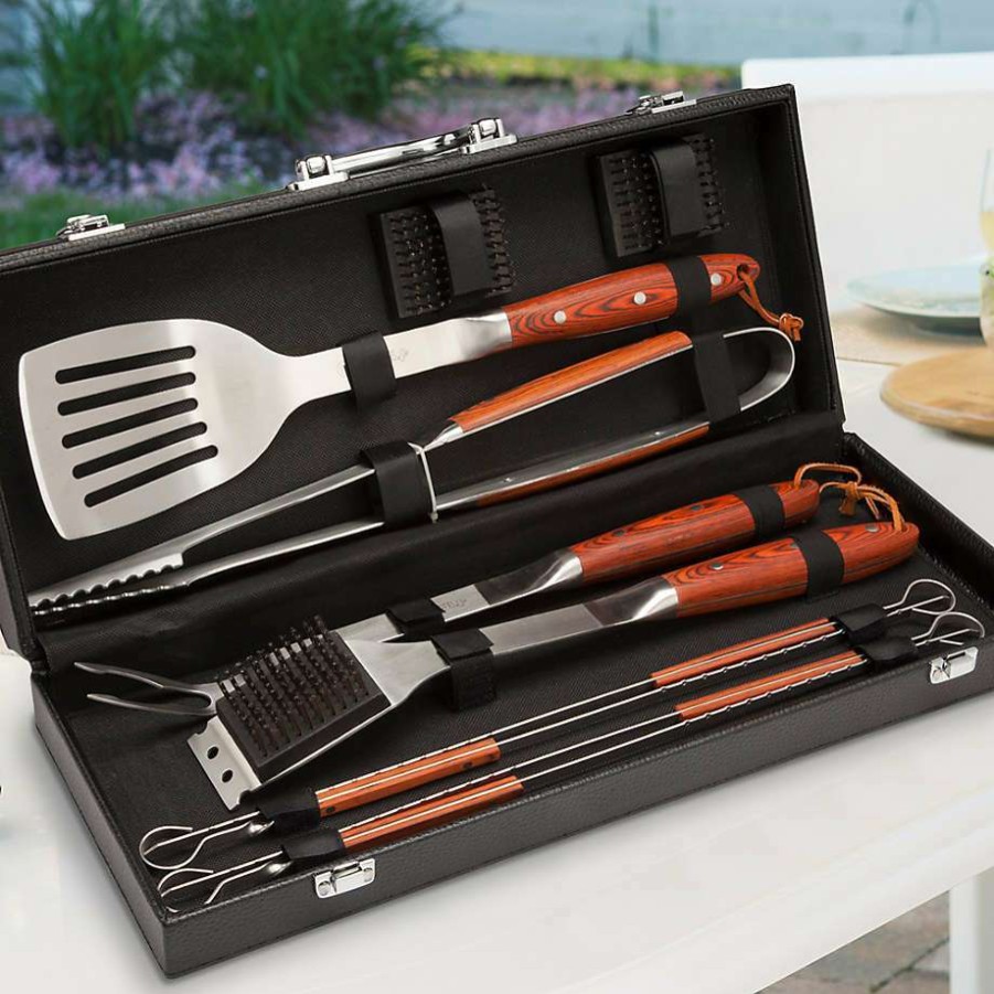 Barbecue & Grilling * | Clearance Cuisinart 10-Piece Premium Grill Tool Set