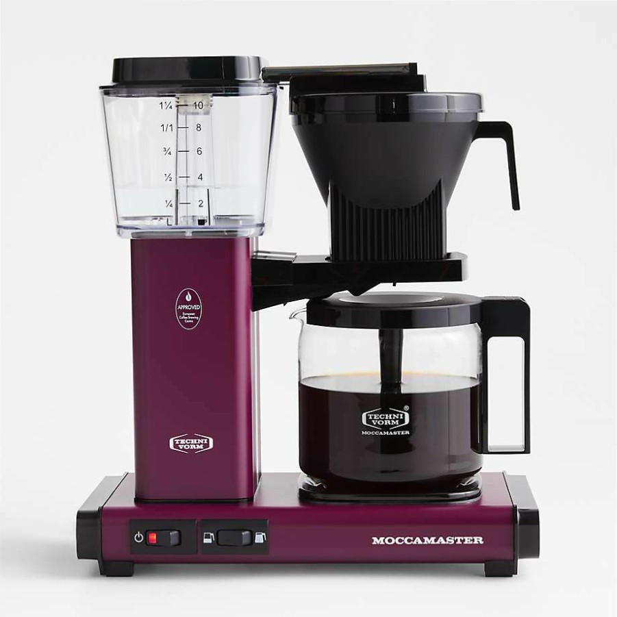 Kitchen * | Clearance Moccamaster Kbgv Glass Brewer 10-Cup Beetroot Coffee Maker